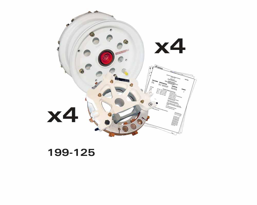 199-125 High Flotation Wheel and Brake Conversion Kit